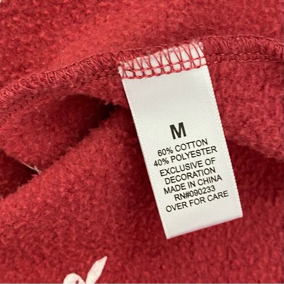 Playboy by PacSun Double Zip Cabin Hoodie Red size medium - Picture 8 of 9